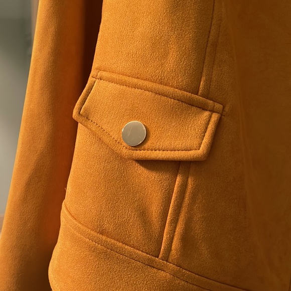 NWOT Faux Suede Jacket - Picture 4 of 7